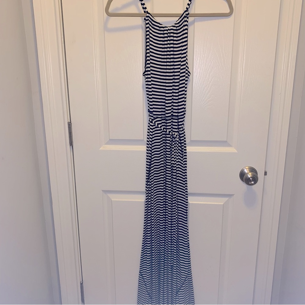 GAP striped maxi dress